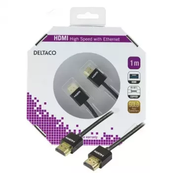 Kabel HDMI Deltaco HDMI-1091 1m