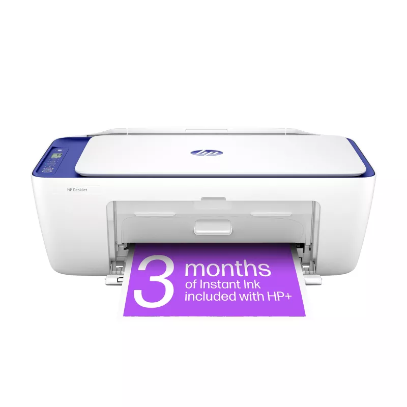 HP DeskJet 2821e Bezprzewodowe wielofunkcyjne kolorowe urządzenie atramentowe, Instant Ink; kopiowanie, skanowanie