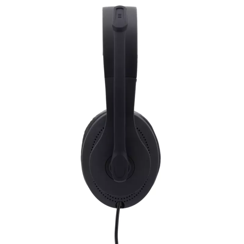Hama HS-P200 Zestaw słuchawkowy Przewodowy Nagłowny Biuro/Call center Czarny