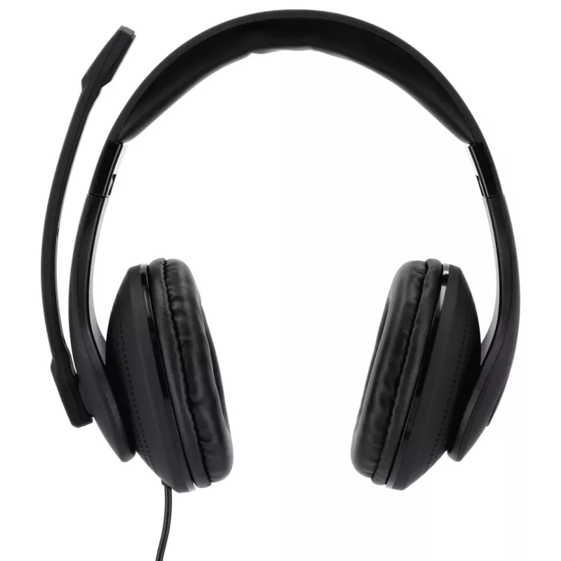 Hama HS-P200 Zestaw słuchawkowy Przewodowy Nagłowny Biuro/Call center Czarny
