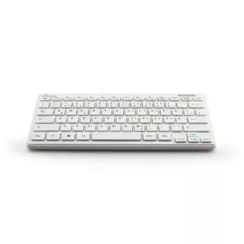 Klawiatura MediaRange MROS113 biurowa USB QWERTZ niemiecka biała