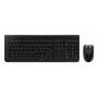 Bezprzewodowy zestaw pełnowymiarowej klawiatury i myszy Cherry CHERRY DW 3000 — 108-klawiszowa QWERTY, bezprzewodowa RF, czarna