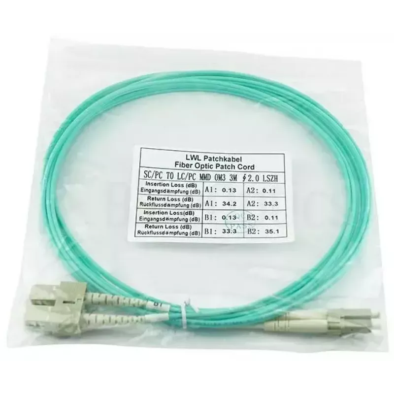 BlueOptics InfiniBand/kabel światłowodowy 10 m 2x LC 2x SC LC/APC