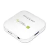 Techly USB 3.0 Super Speed Hub 4 Porty Biały IUSB3-HUB4-WH, USB 3.2 Gen 1 (3.1 Gen 1) Typ-A, 5000 Mbit/s, Biały, 0,8 m, CE, RoHS, USB 2.0 USB 1.1
