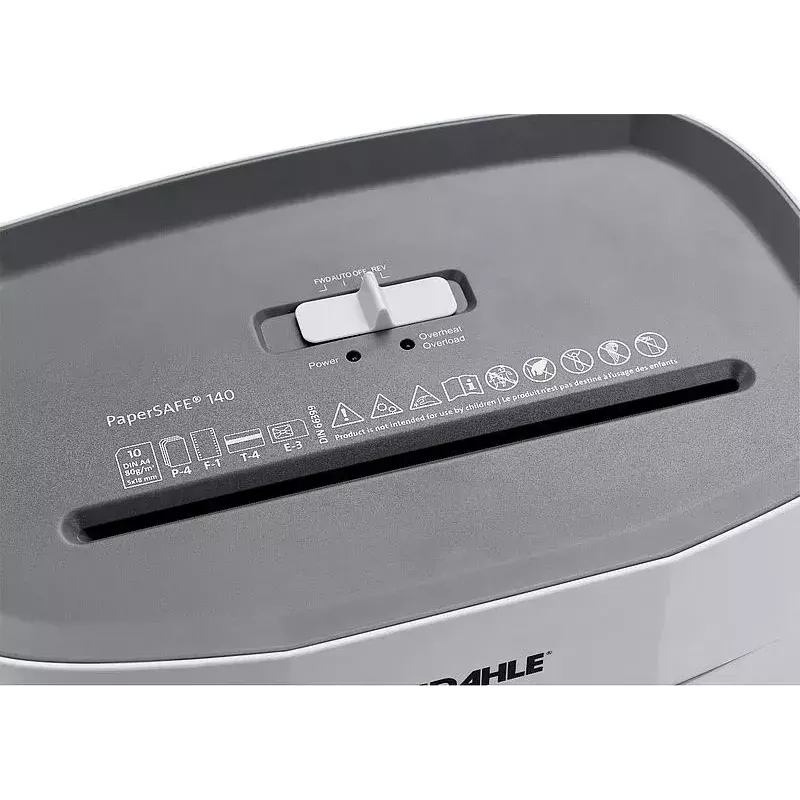 Paper Shredder Dahle PS 140 Cross Shredding 65 dB Czarny szary