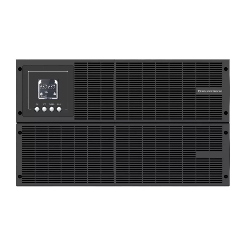 Conceptronic ZEUS51E6K 6000VA 6000W Online Rack/Tower UPS, podwójna konwersja (Online), 6 kVA, 6000 W, sinusoida, 80 V, 300 V