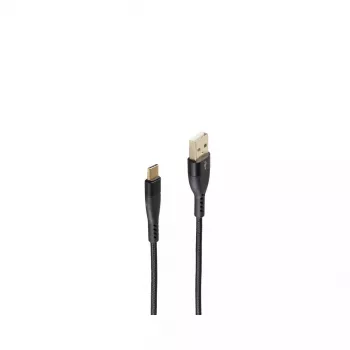 Kabel USB ShiverPeaks BS20-71025 1m USB 2.0 USB A USB C Czarny