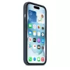 Silikonowe etui Apple iPhone 15 MagSafe Storm niebieski
