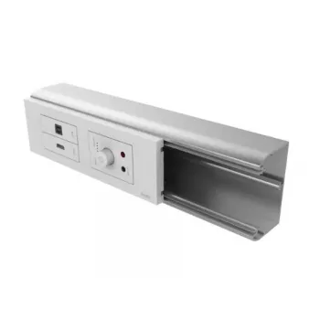 Puszka kablowa VISION TC3 SURRBE65 na biurko, biała, 210×68×28 mm, 1 szt.