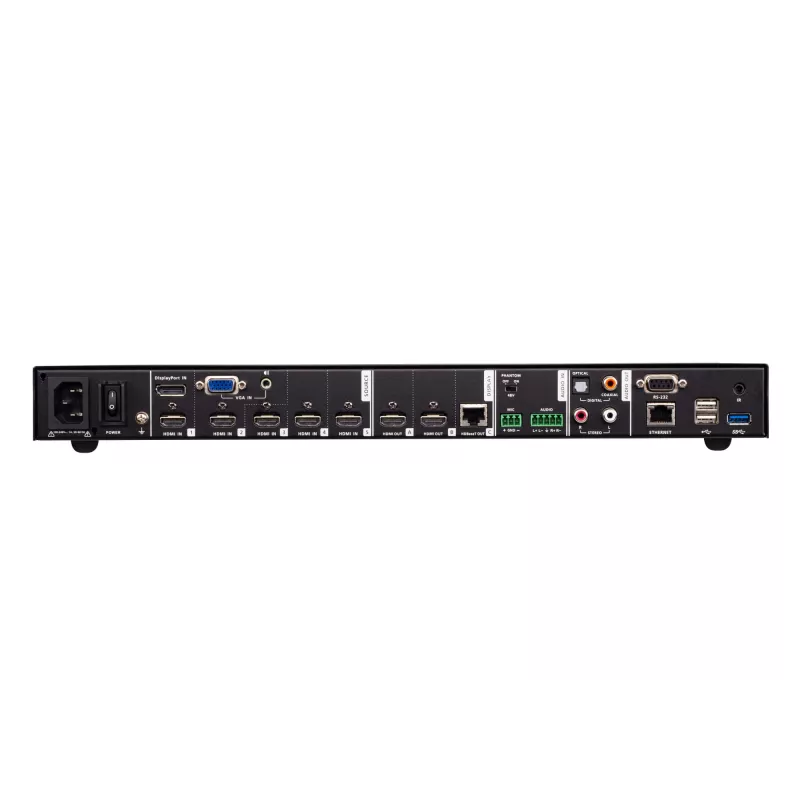 ATEN Przełącznik prezentacyjny 7 x 3, HDMI, Metal, Czarny, 60 Hz, 1080p, 1920 x 1200 pikseli