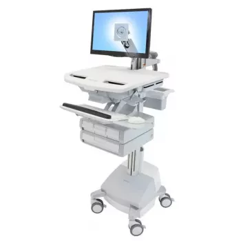 Wózek multimedialny Ergotron StyleView Aluminium szary biały