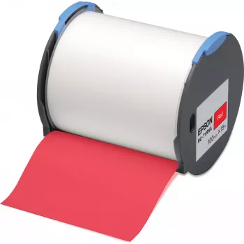 Taśma Epson RC-T1RNA czerwony, 100 mm x 15 m do drukarek etykiet, czerwona, 1 opakowanie