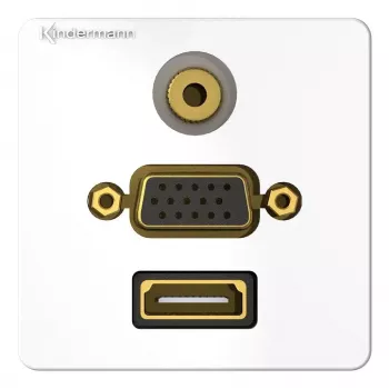 Gniazdo HDMI VGA 3.5mm Kindermann 7456000586