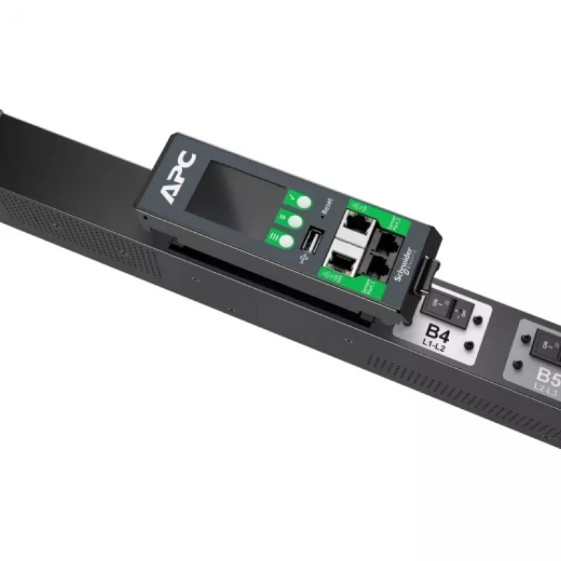 APC NetShelter Rack PDU Advanced, Metered Outlet, 3PH, 22.1kW 400V 32A lub 17.3kW 415V 30A, 48 gniazd, IEC309
