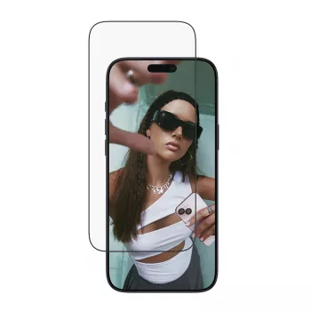 Folia ochronna PanzerGlass SAFE. do iPhone 17 Pro Max – ultra-szeroka folia PET z czarną ramką, EasyAligner, odporna na zarysowania i wstrząsy
