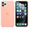 Silicone etui Apple iPhone 11 Pro Max Grapefruit Cover