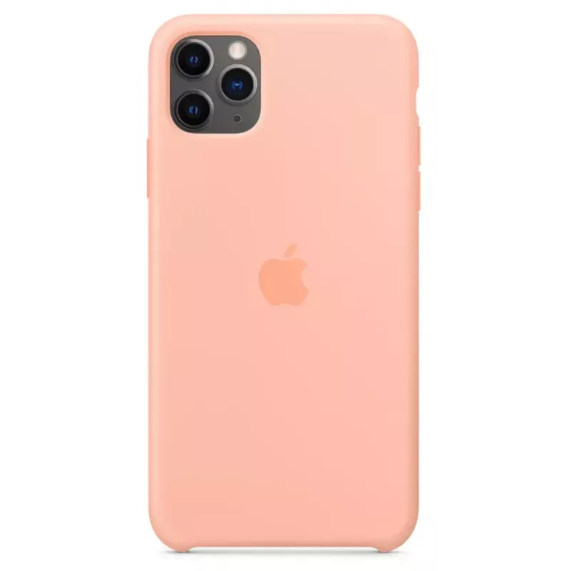 Silicone etui Apple iPhone 11 Pro Max Grapefruit Cover