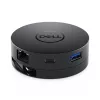DELL Mobile Adapter DA300 Przewodowy USB 3.2 Gen 2 (3.1 Gen 2) Type-C Czarny