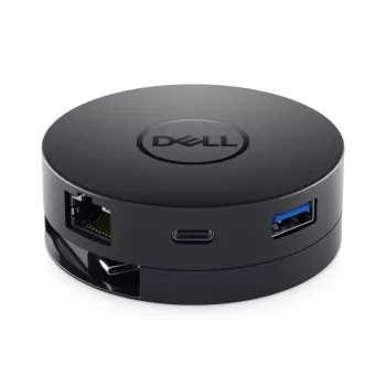 DELL Mobile Adapter DA300 Przewodowy USB 3.2 Gen 2 (3.1 Gen 2) Type-C Czarny