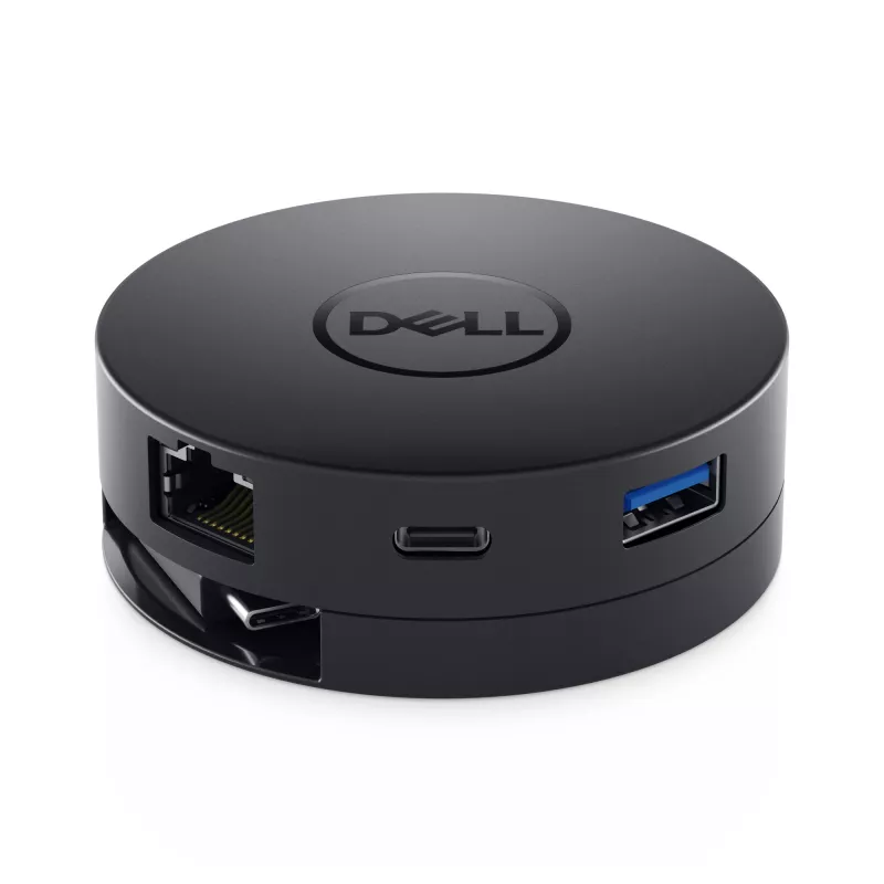 DELL Mobile Adapter DA300 Przewodowy USB 3.2 Gen 2 (3.1 Gen 2) Type-C Czarny