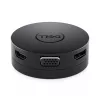 DELL Mobile Adapter DA300 Przewodowy USB 3.2 Gen 2 (3.1 Gen 2) Type-C Czarny