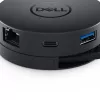 DELL Mobile Adapter DA300 Przewodowy USB 3.2 Gen 2 (3.1 Gen 2) Type-C Czarny