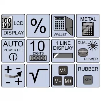 Podstawowy kalkulator Olympia LCD 1110 kieszonkowy czarny
