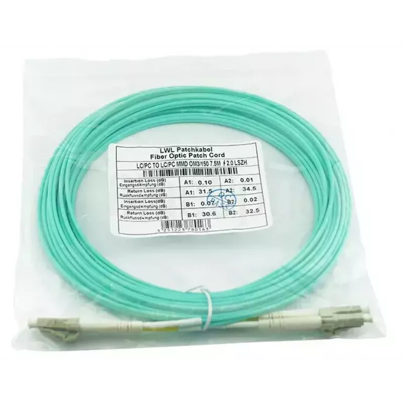 BlueOptics BK840A kabel światłowodowy InfiniBand 5 m LC Aqua OM3