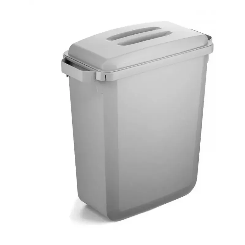 Pojemnik na odpady Durable 1800503050 Prostokątny Plastikowy Szary Szerokość 590 mm Głębokość 282 mm Wysokość 600 mm