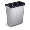 Pojemnik na odpady Durable 1800503050 Prostokątny Plastikowy Szary Szerokość 590 mm Głębokość 282 mm Wysokość 600 mm
