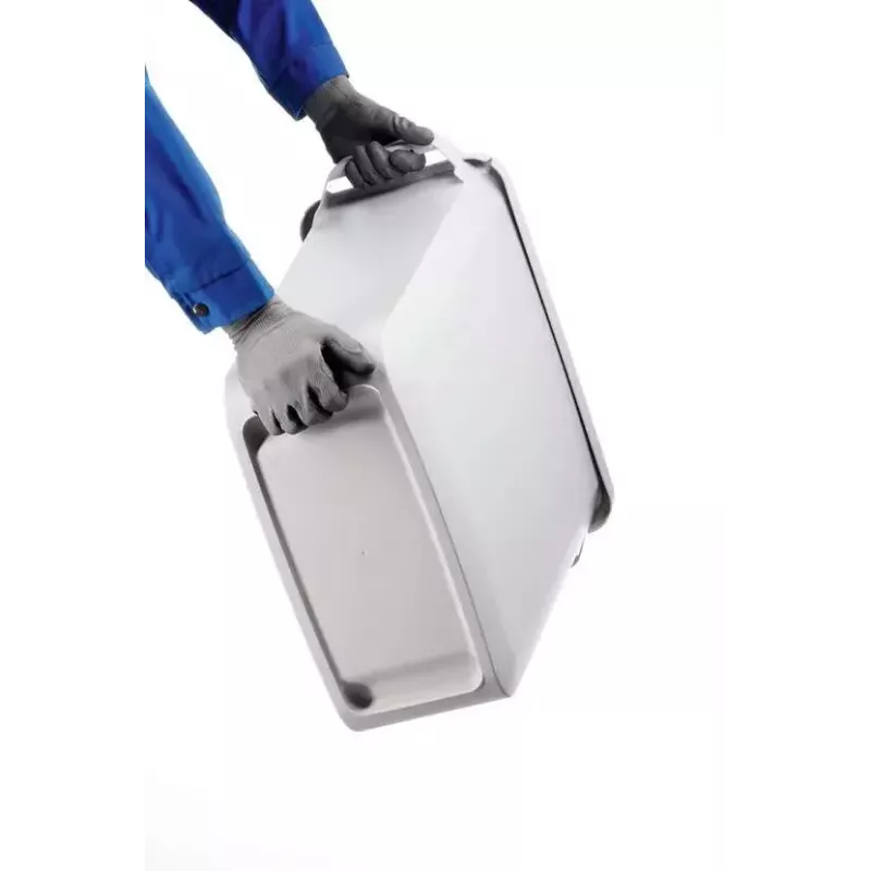 Pojemnik na odpady Durable 1800503050 Prostokątny Plastikowy Szary Szerokość 590 mm Głębokość 282 mm Wysokość 600 mm