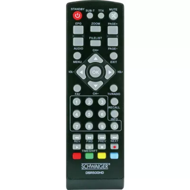 Dekoder Schwaiger DSR500HD kabel Full HD Czarny