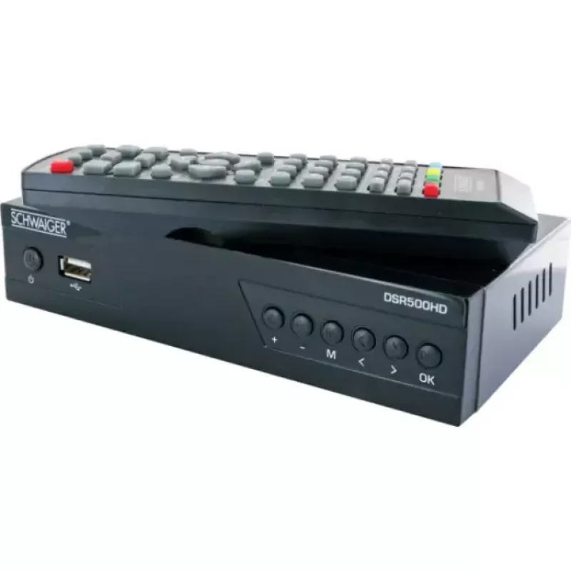 Dekoder Schwaiger DSR500HD kabel Full HD Czarny