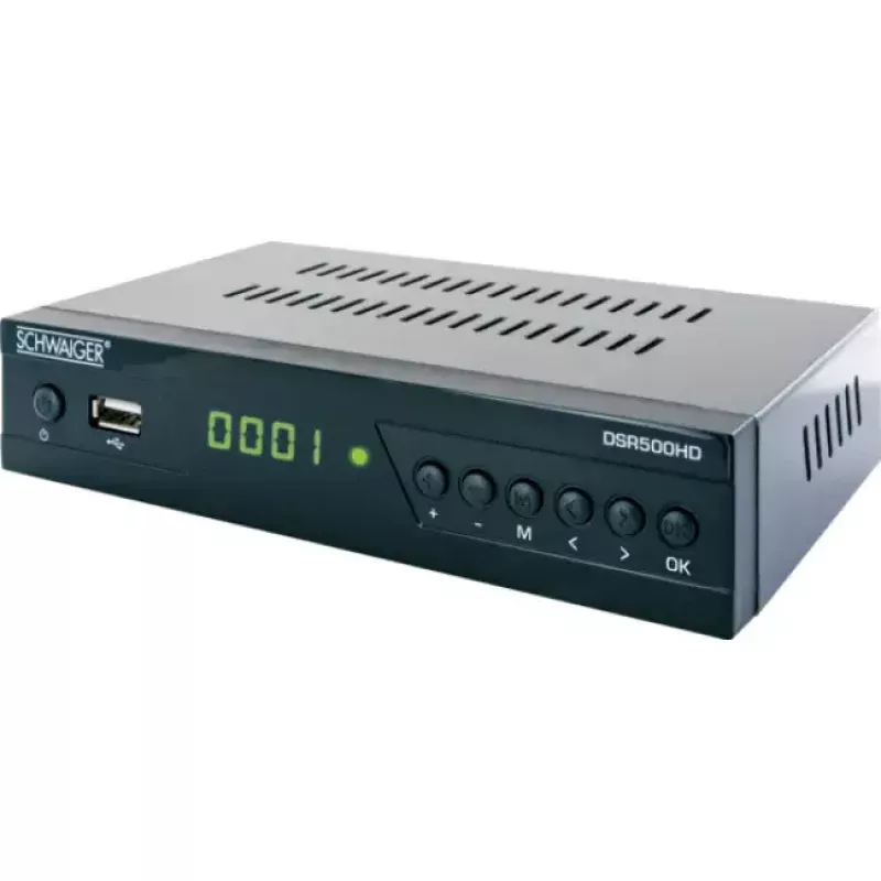 Dekoder Schwaiger DSR500HD kabel Full HD Czarny