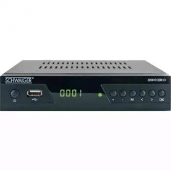 Dekoder Schwaiger DSR500HD kabel Full HD Czarny