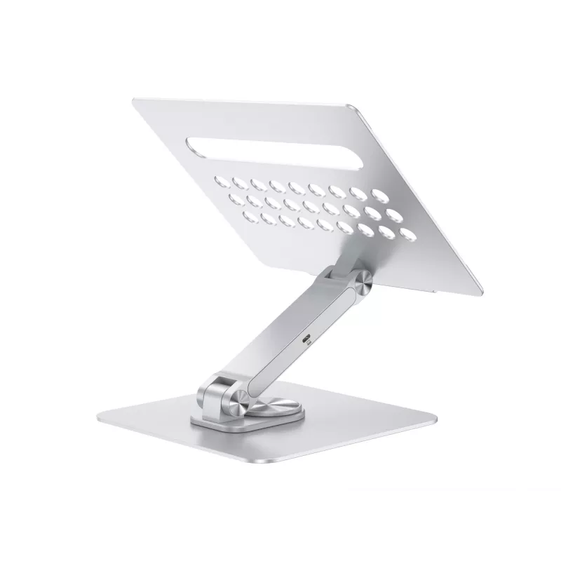 Conceptronic DONN27G, Podstawka pod laptopa, Srebrna, Aluminium, 360°, USB 3.2 Gen 1 (3.1 Gen 1) Typ-C, 5000 Mbit/s