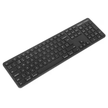 Targus EcoSmart AKB873UK klawiatura Uniwersalne RF Wireless + Bluetooth QWERTY UK English Czarny