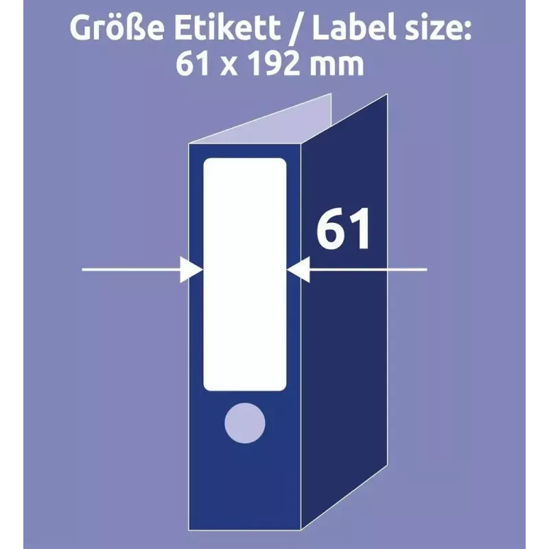 Etykieta samoprzylepna Avery L4761-25 Zaokrąglony prostokąt