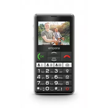 Emporia emporiaPURE-LTE 5,87 cm (2,31 cala) 107 g Czarny Telefon dla seniora