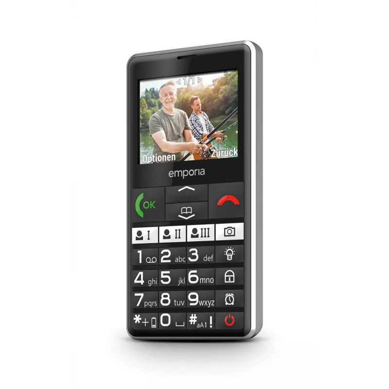 Emporia emporiaPURE-LTE 5,87 cm (2,31 cala) 107 g Czarny Telefon dla seniora