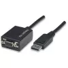 Techly DisplayPort DP do VGA Adapter M F IADAP DSP-250, 0.07 m, DisplayPort, 2 x VGA (D-Sub), Męski, Żeński, 1920 x 1200 pikseli