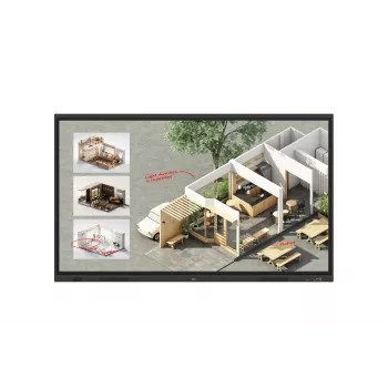 LG CreateBoard Standard interaktywna tablica 190,5 cm (75 cali) 3840 x 2160 pikseli Ekran dotykowy Czarny