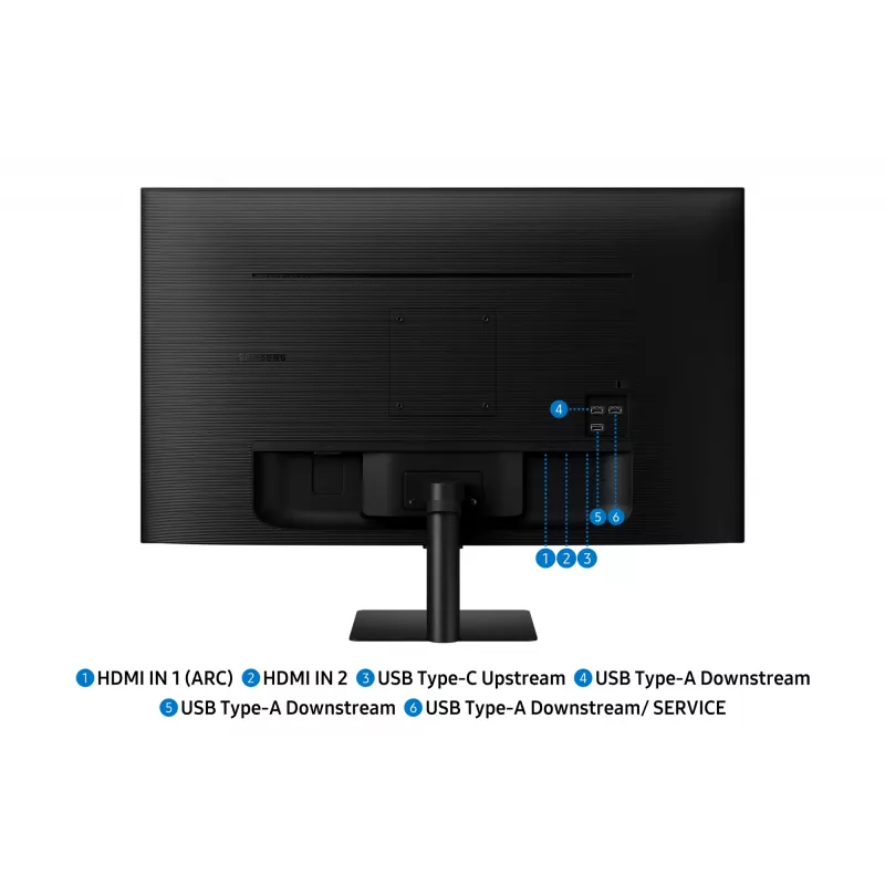 Samsung M7 M70F monitor komputerowy 81,3 cm (32 cale) 3840 x 2160 pikseli 4K Ultra HD LED Czarny