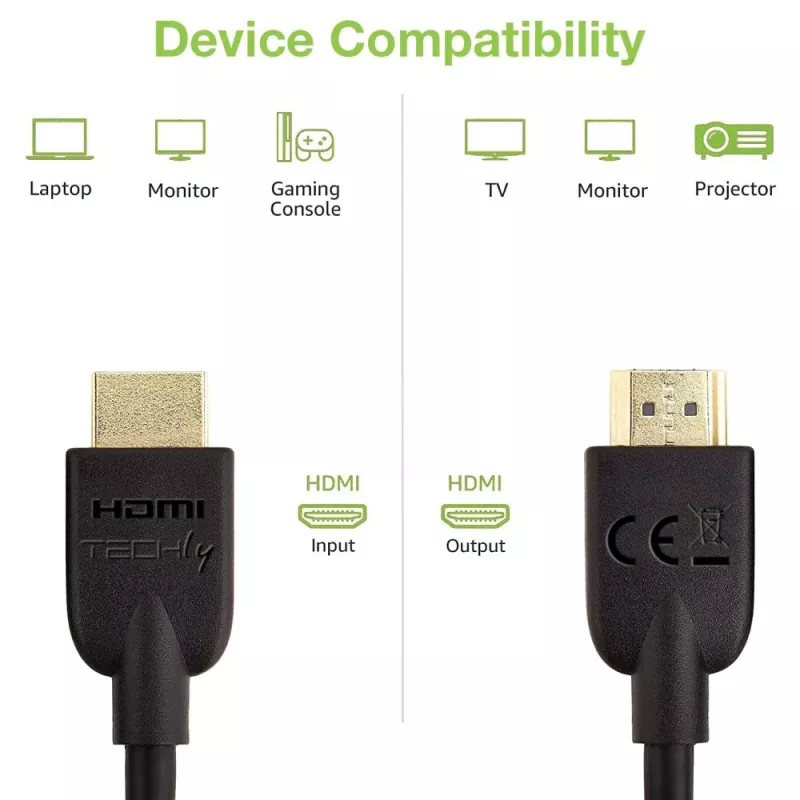 Kabel Techly ICOC HDMI2-4-020T HDMI 2 m HDMI Typ A (Standard) Czarny