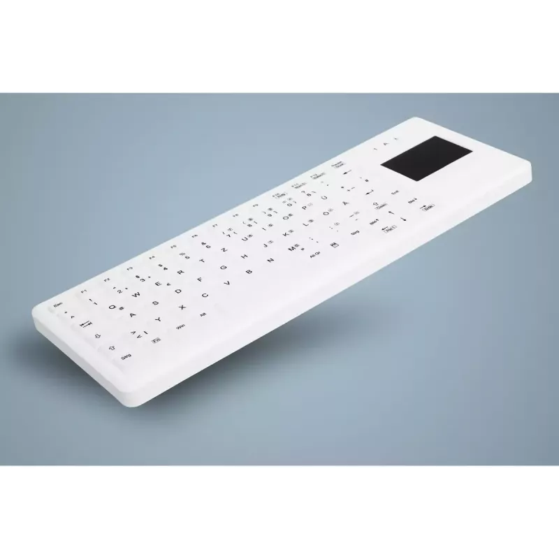 Klawiatura Contour Design Active Key AK-C4400, medyczna, USB, US English, biała