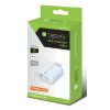 Techly IPW-PD140W-WH ładowarka do urządzeń mobilnych Power bank, Smartfon, Tablet, Uniwersalna Biała AC Szybkie ładowanie Wewnętrzna