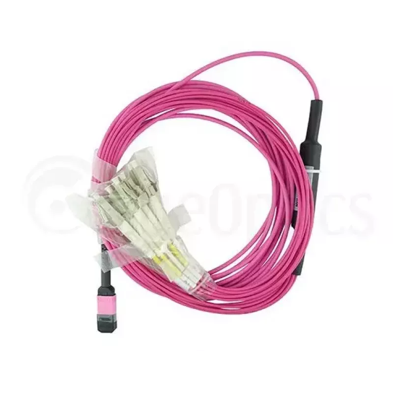 BlueOptics CBL-MPO12-4LC-OM4-10M InfiniBand Światłowodowy Kabel 10m MPO/UPC 4x LC Duplex/UPC
