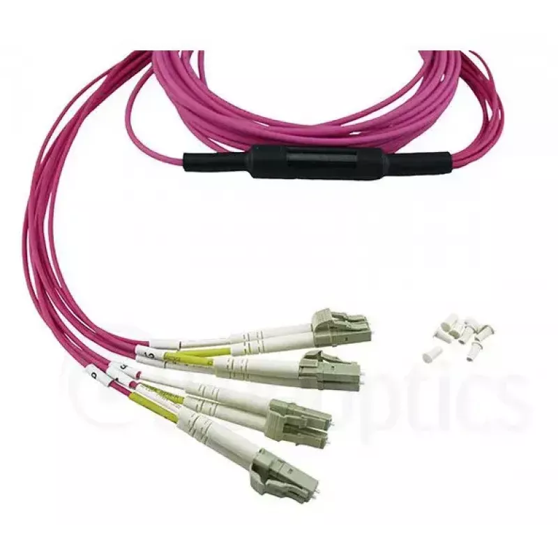 BlueOptics CBL-MPO12-4LC-OM4-10M InfiniBand Światłowodowy Kabel 10m MPO/UPC 4x LC Duplex/UPC