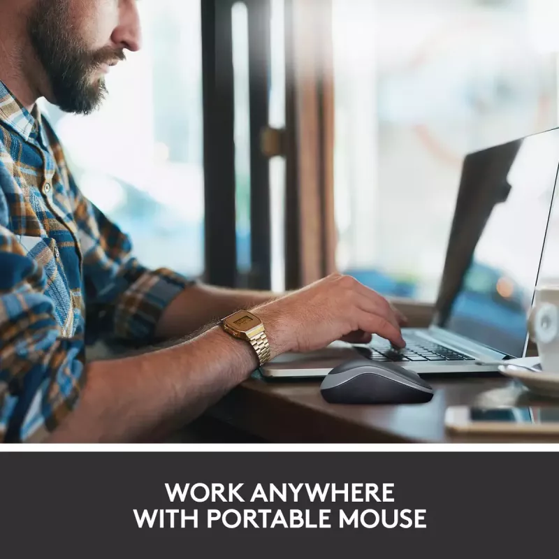 Mysz Logitech M185 Swift Wireless Szara