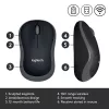 Mysz Logitech M185 Swift Wireless Szara